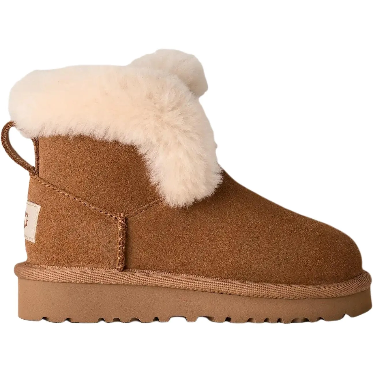 UGG Классические мини-снежные ботинки brown для детей — фото 3