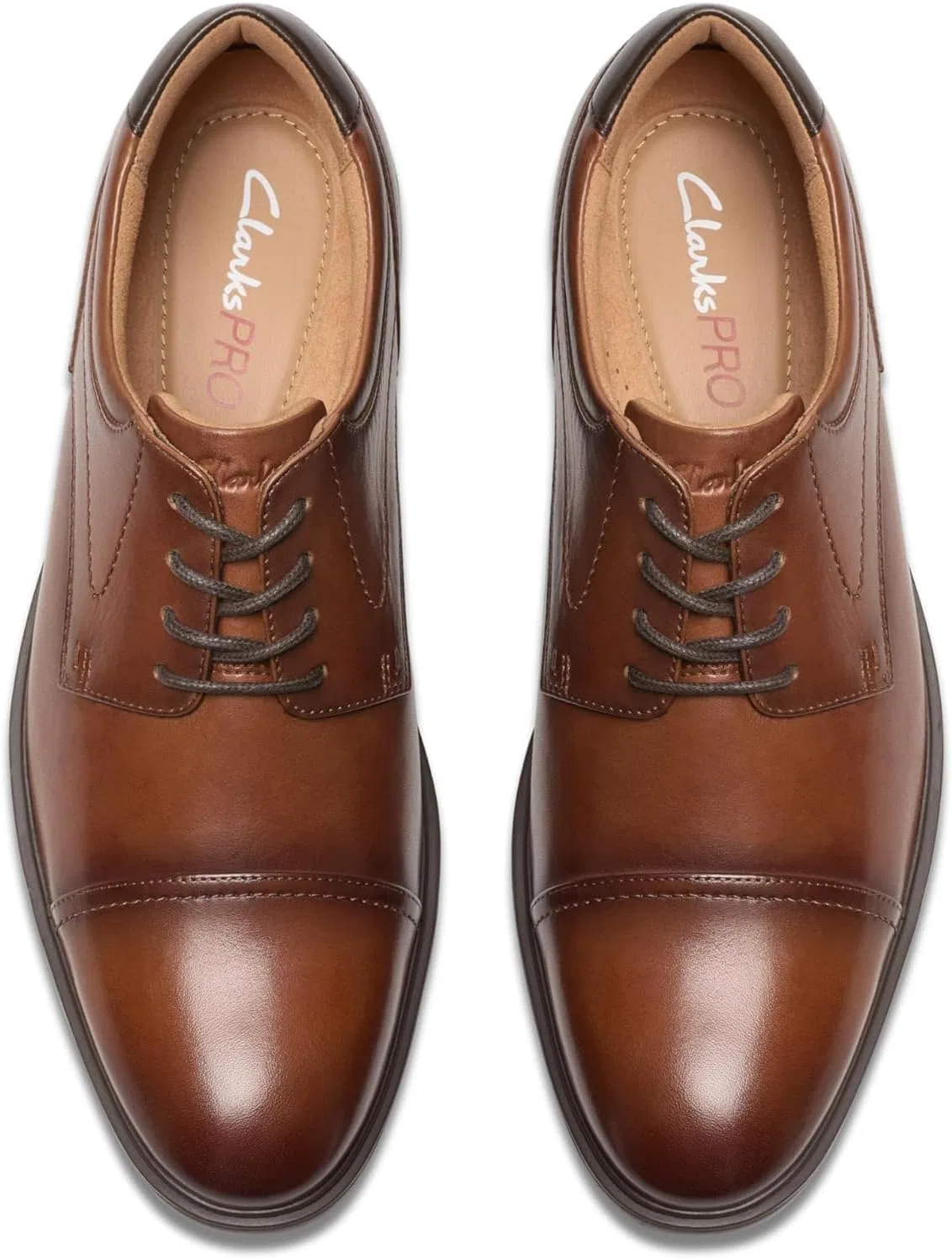Лоферы из натуральной кожи Clarks, темно-коричневый — фото 2