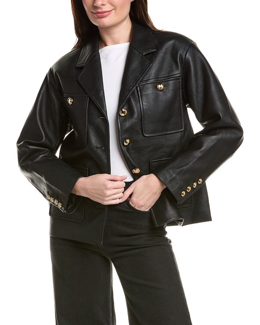 

Пиджак English Factory со спущенным плечом English Factory, черный