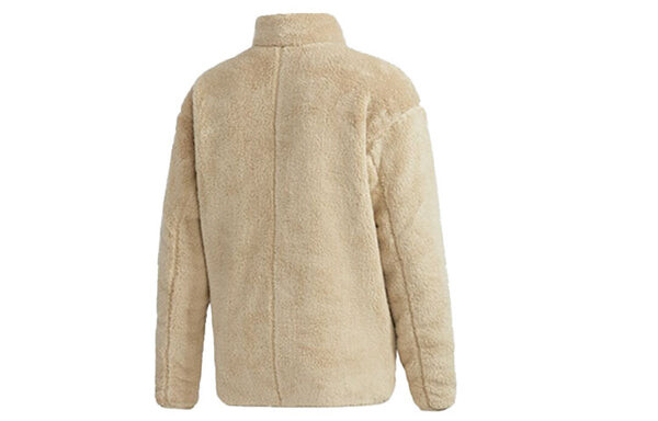 Куртка adidas Solid Color Casual Sports Stay Warm Stand Collar Jacket Brown, коричневый — фото 2