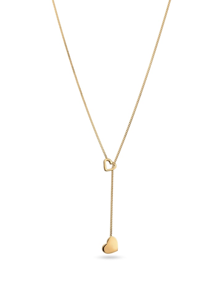 

Elli Колье из серебра 925 пробы в форме сердца с золотой отделкой