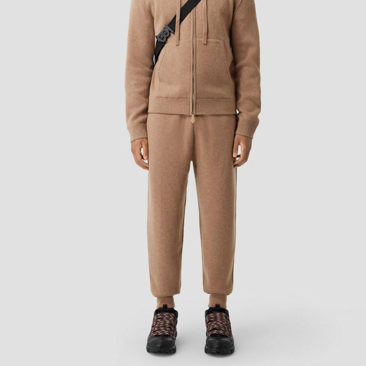 Спортивные штаны Burberry мужские трикотажные, верблюжий — фото 2