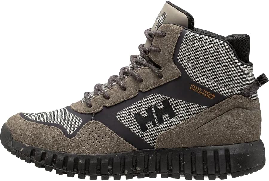 Мужские водонепроницаемые походные ботинки Helly-Hansen Monashee ULLR HELLY TECH, швы HH Seam-Shield, премиальная замша, кожа LWG, DWR без PFC, черный — фото 2