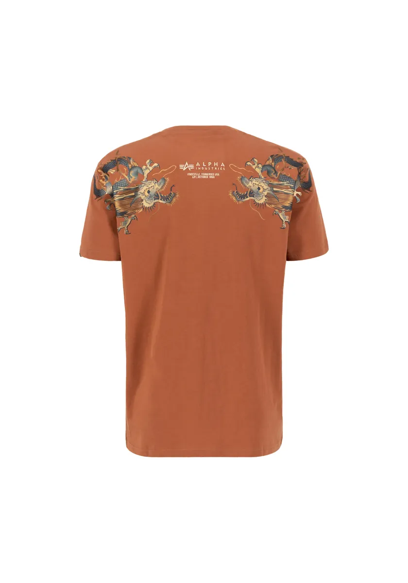 

Футболка Alpha Industries " Alpha Industries Мужская - Футболки Dragon EMB T", цвет Hazel Brown