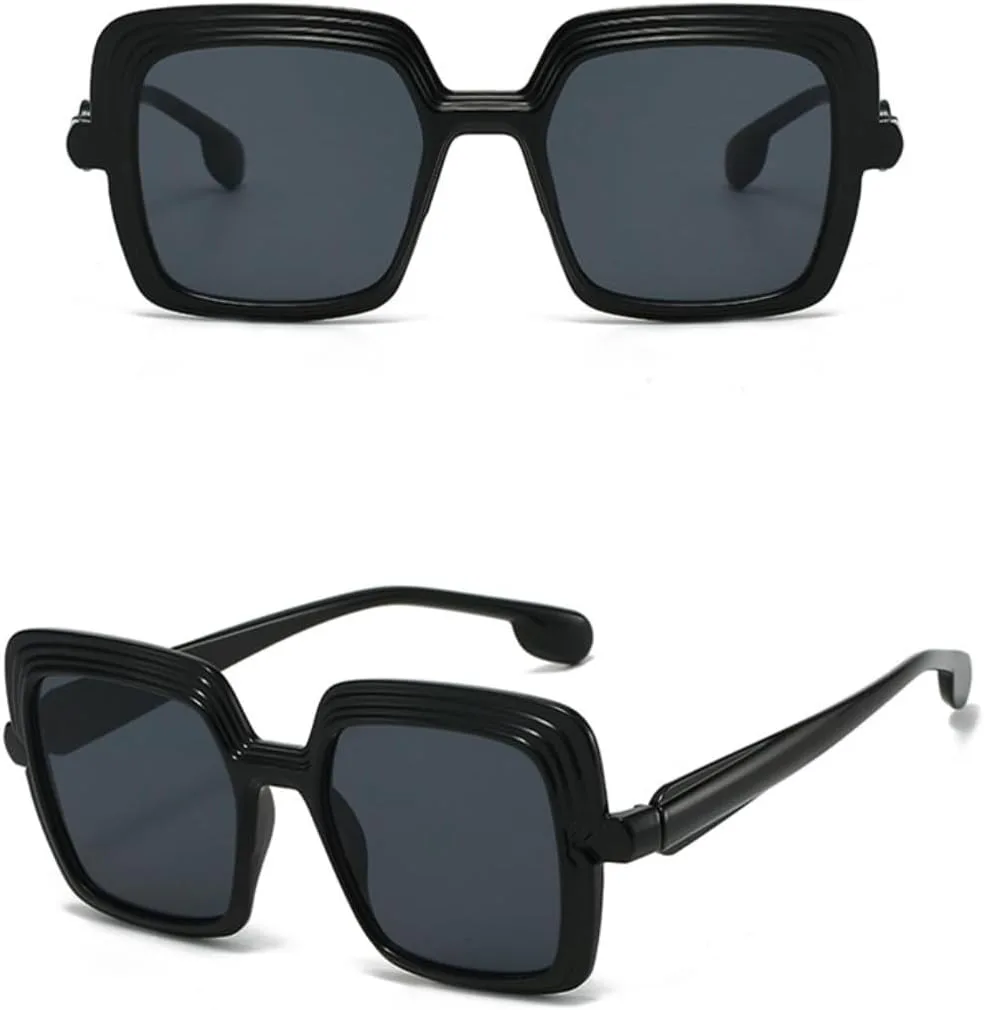 

Роскошные солнцезащитные очки для женщин с градиентным переходом цвета, в стиле ретро, ​​мужские очки с защитой от УФ-излучения UV400 VVTWSSW, Black Red Brown