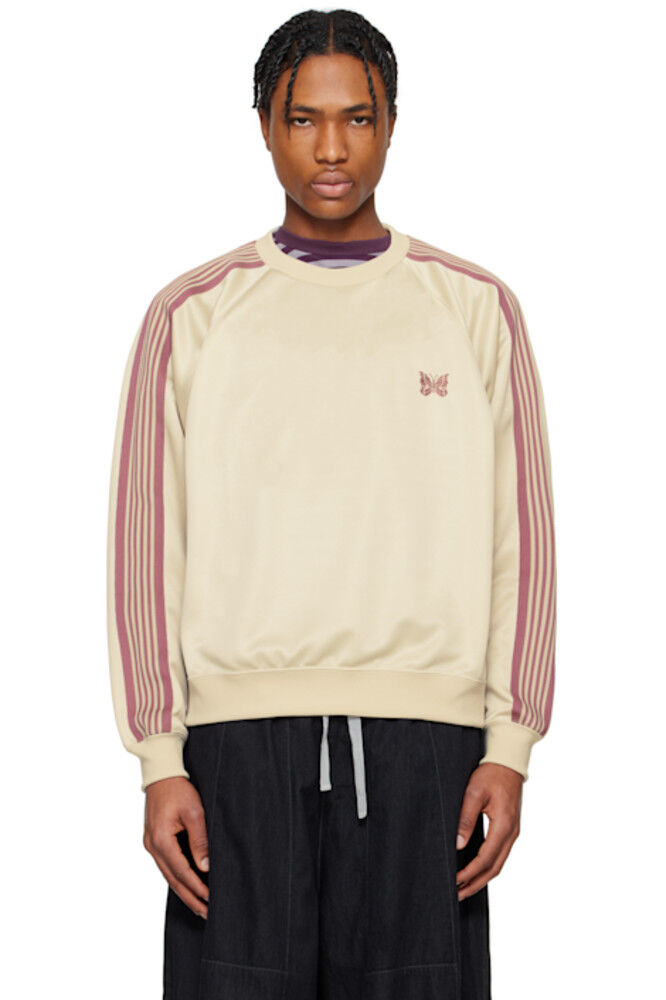 

Свитшот Off-White Track с круглым вырезом NEEDLES