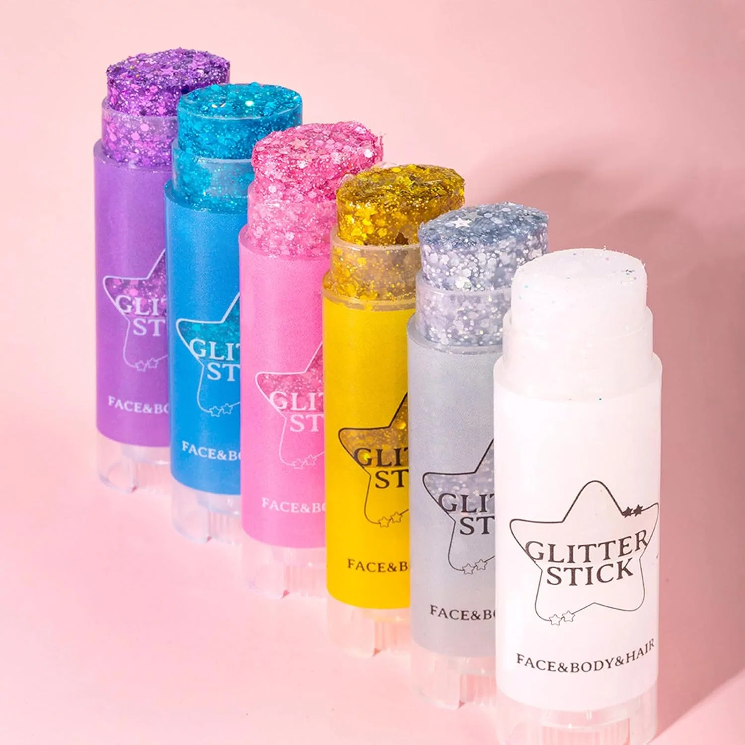 Блеск для лица и тела Glitter Stick 6 цветов — фото 3