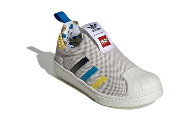 Adidas originals Superstar Series Kids Кроссовки для скейтбординга для детей, Beige — фото 2