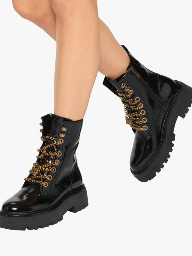 Ботинки щиколоточки Matilda Charm из кожи Kurt Geiger London, Black — фото 2