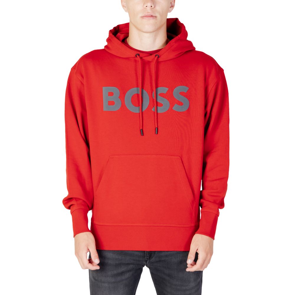 

Красный хлопковый свитер Hugo Boss