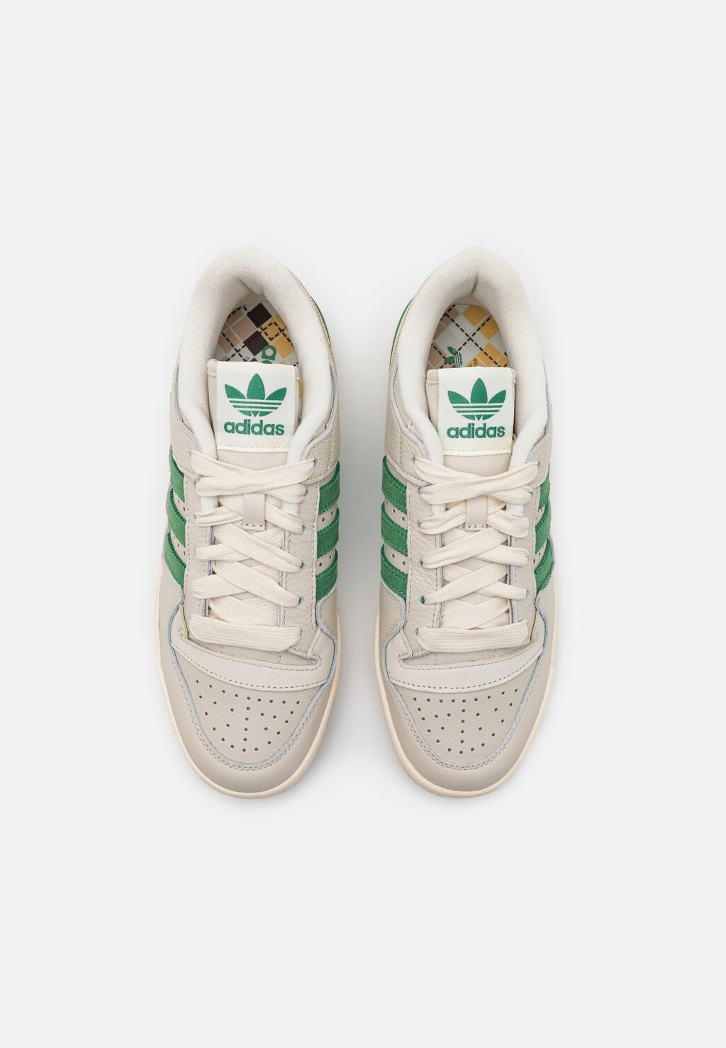Низкие кроссовки Forum Cl Unisex adidas Originals, цвет alumina/preloved green/cream white — фото 4