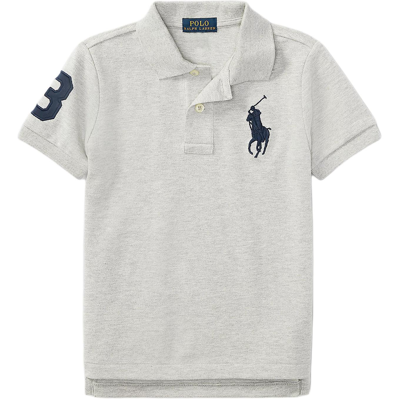 Футболка серая детская Polo Ralph Lauren — фото 2