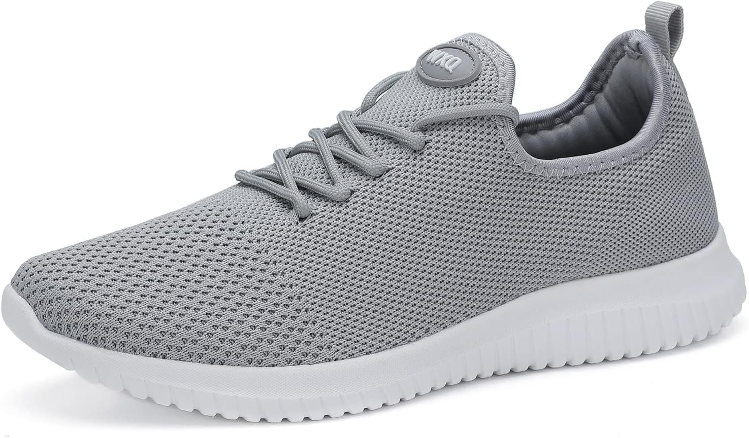 

Мужские кроссовки WXQ для бега, удобные, легкие, дышащие, для ходьбы, с сетчатым верхом, для тренировок и повседневного спорта, светло-серый