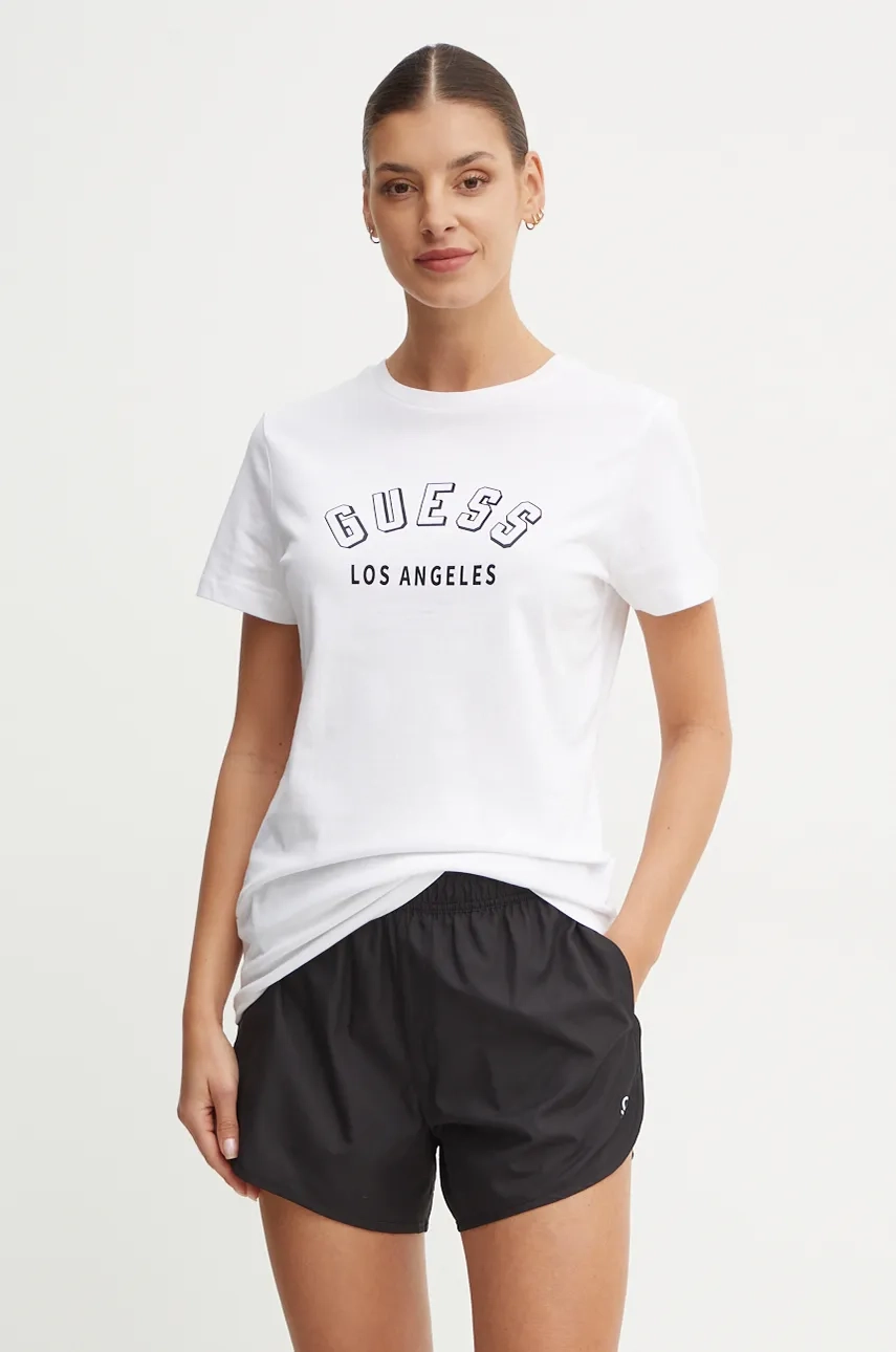 

МЕЛОДИЯ хлопковая футболка Guess, белый