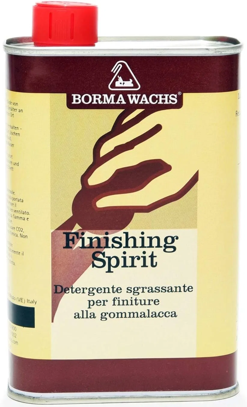 Средство для снятия полировочного масла Shellac Finishing Spirit, 500 мл Borma Wachs
