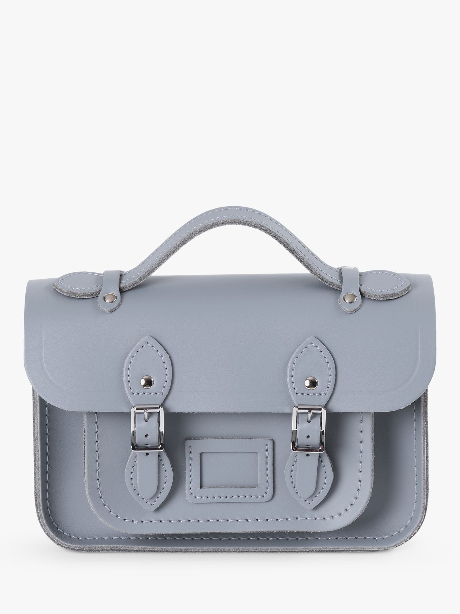 

Cambridge Satchel Мини-кожаная сумка The Cambridge Satchel Company, французский серый