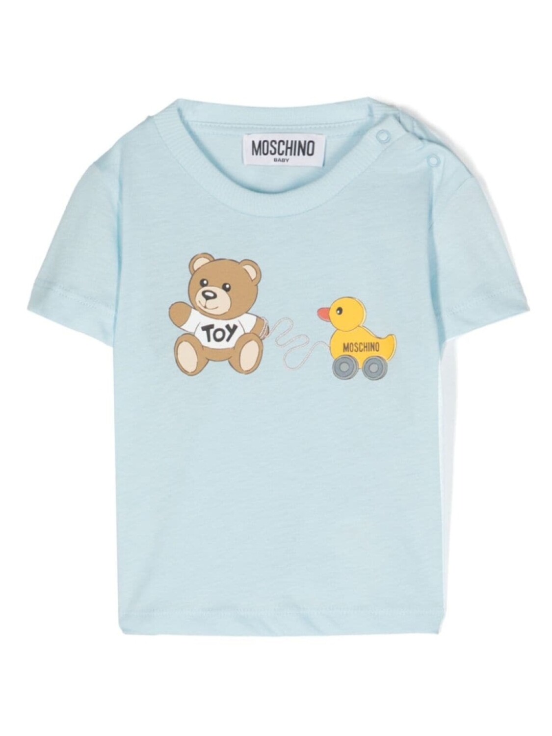 

Moschino Kids футболка Teddy Bear, синий