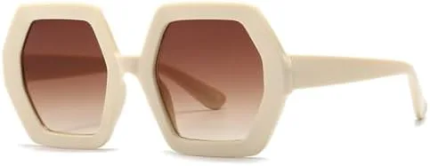 

Модные солнцезащитные очки Polygon для женщин, ретро-очки большого размера, женские солнцезащитные очки, мужские очки с защитой от УФ-излучения UV400 MTZJH, D5