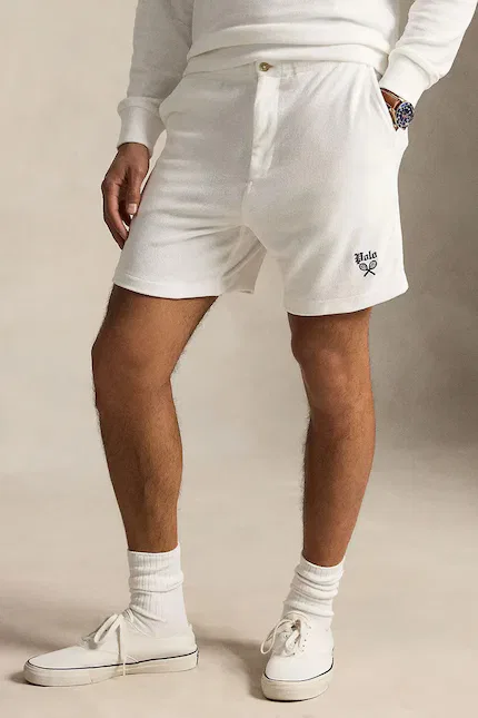 Шорты из флиса Polo Ralph Lauren, белый