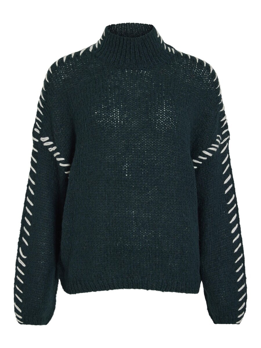 

Тонкий вязаный свитер VILA Sweater, синий