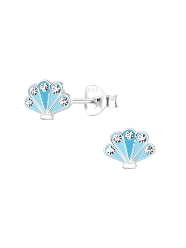 

Alexander York Серьги-гвоздики из белого перламутрового кристалла в оправе из серебра 925 пробы, комплект из 2 штук