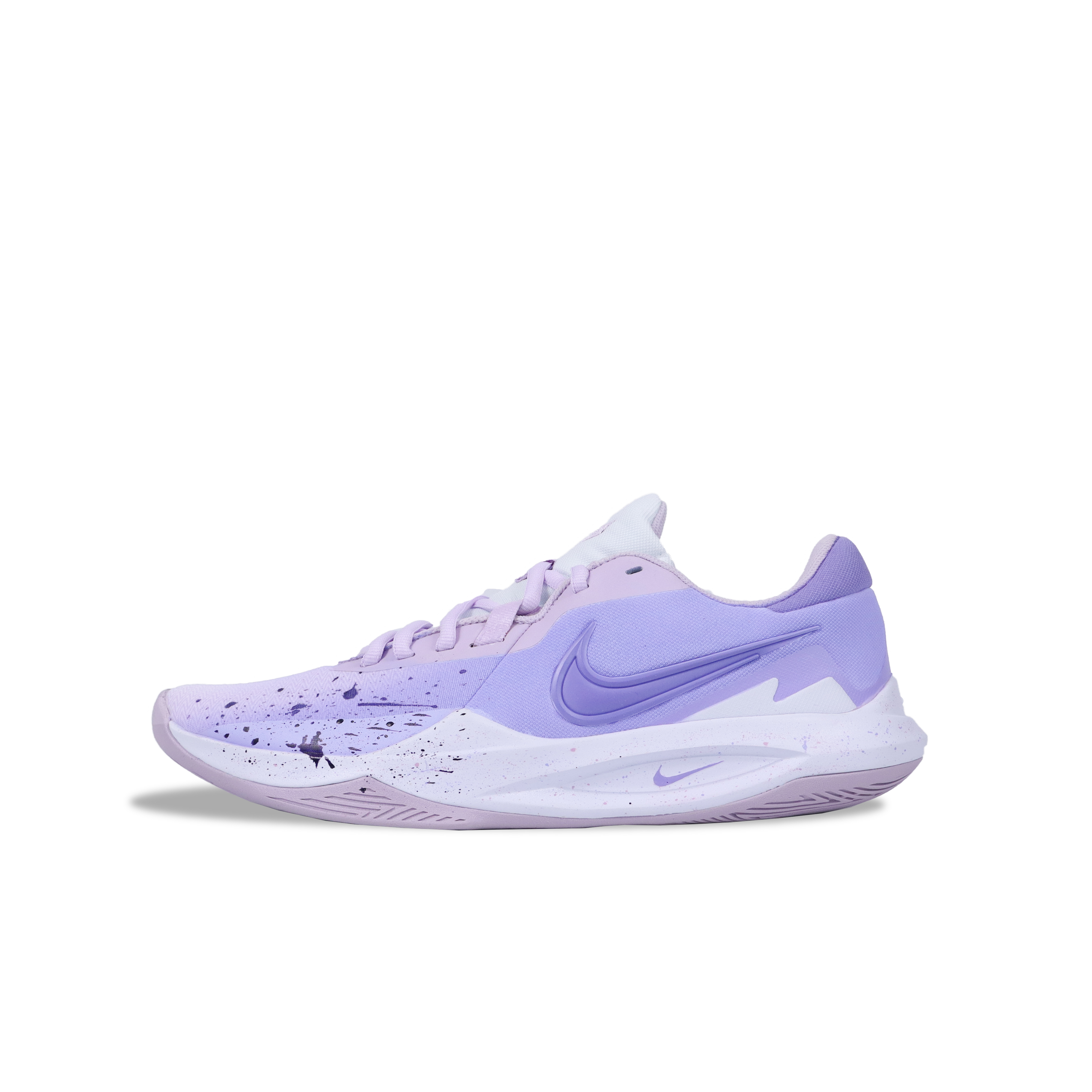 

Nike Баскетбольные кроссовки Precision 6 Violet с низким верхом, амортизирующие, противоскользящие и износостойкие, мужские, фиолетового цвета