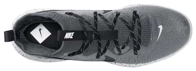 Мужские бейсбольные бутсы Nike Alpha Huarache NXT из ТПУ, серый/черный — фото 4