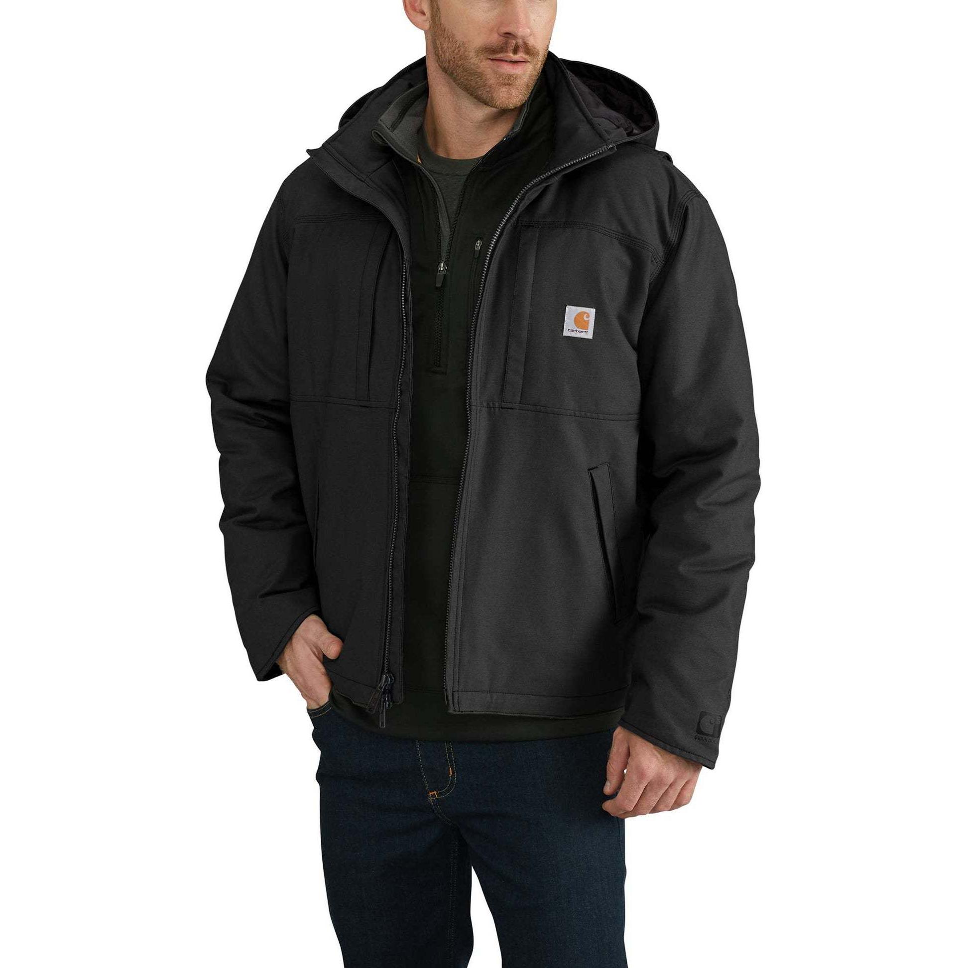 

Полноразмерная куртка Full Swing Loose Fit Quick Duck для мужчин Carhartt, черный