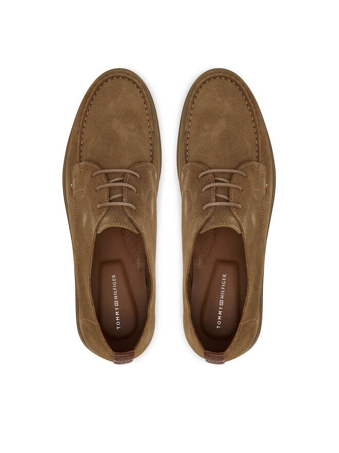 Мокасины Moc T Derby FM0FM05495 Tommy Hilfiger, коричневый — фото 4