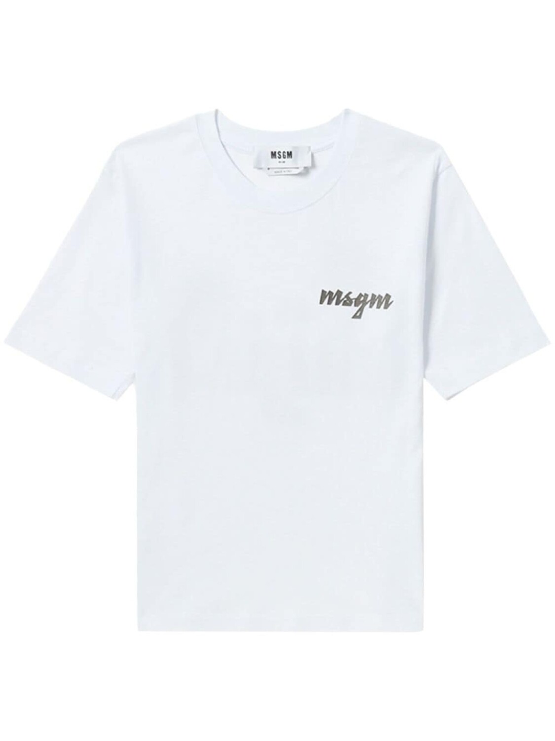 

MSGM футболка с логотипом, белый