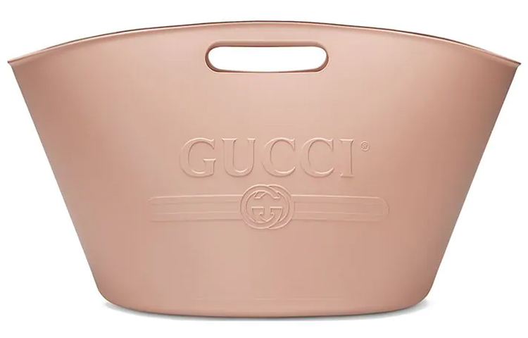 

GUCCI Сумка-корзина из резинового материала, большого размера, женская, розового/конфетного цвета