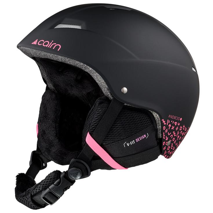 

Шлем андроид с графикой юниор черный розовый - xs Cairn