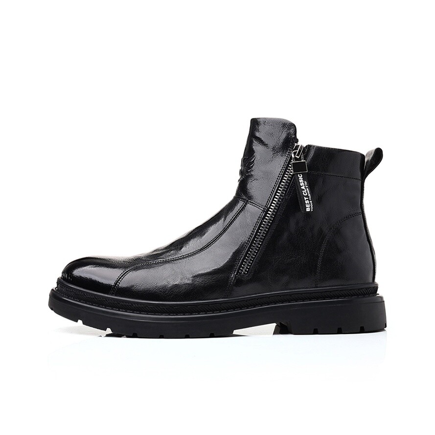 

Ботинки мужские Gzz, цвет Black cotton shoes
