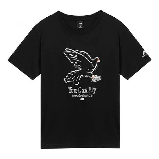 

Футболка New Balance x Naijel Graphic Print Tee 'Black White', черный