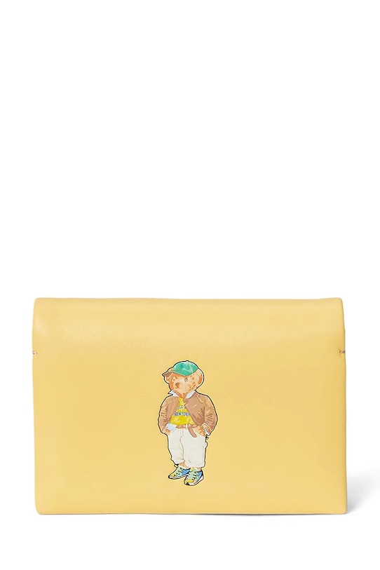 

Кожаный кошелек Polo Ralph Lauren, желтый
