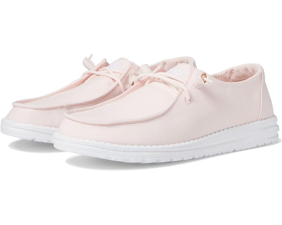 

Кроссовки Hey Dude Wendy Slub Canvas Slip-On Casual Shoes, розовый