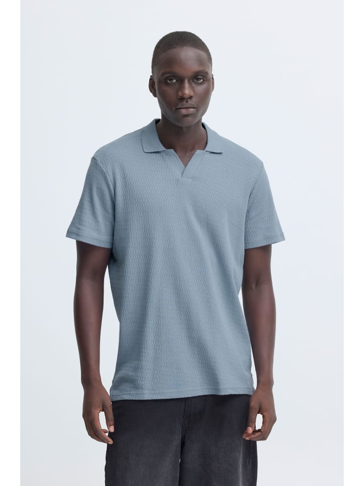 

BLEND Поло-рубашка BHEskild синего цвета, Синий, BLEND Поло-рубашка BHEskild синего цвета