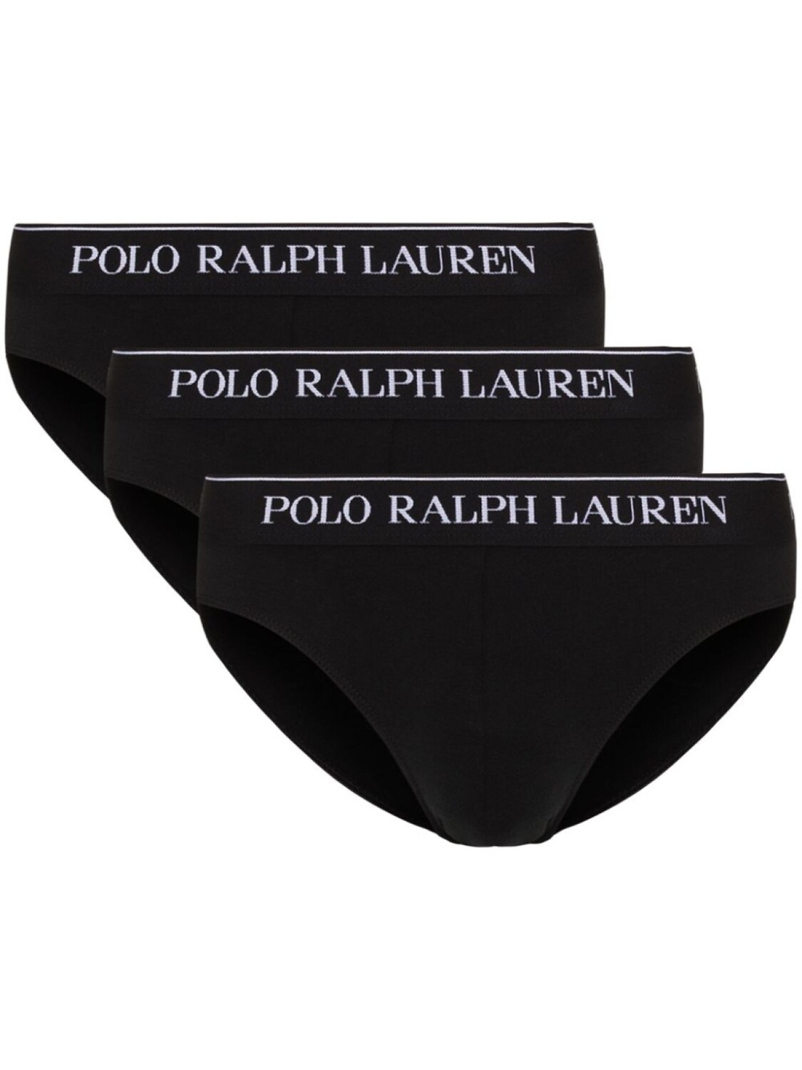 

Polo Ralph Lauren комплект из трех трусов-брифов с логотипом, черный