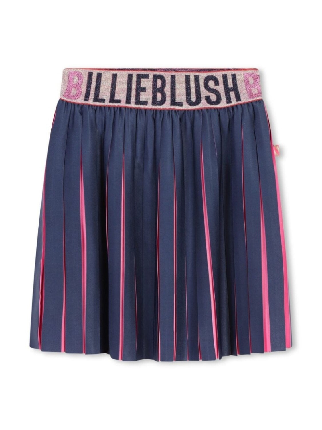 

Юбка-плиссе с логотипом Billieblush, синий