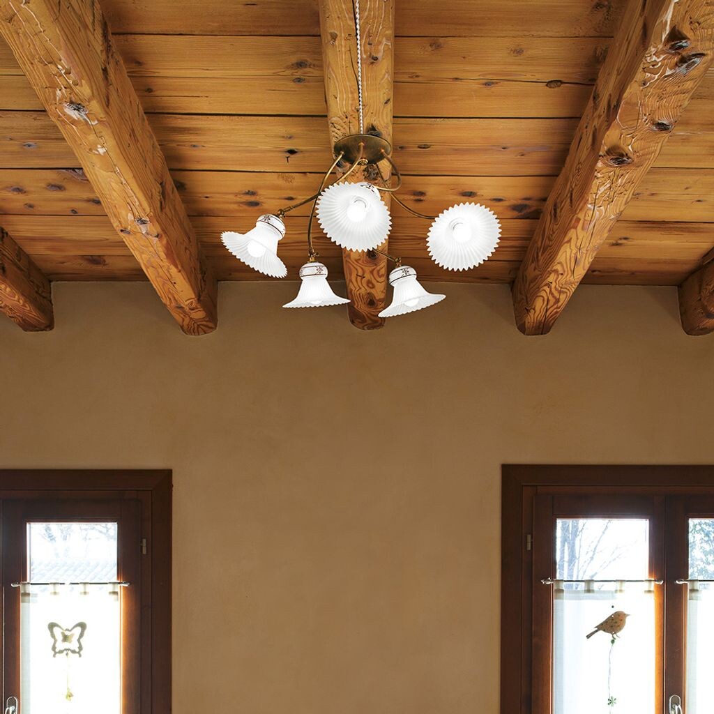 

Linea Light Mille Sosp E27 1X77W Nichel Spazz, белый