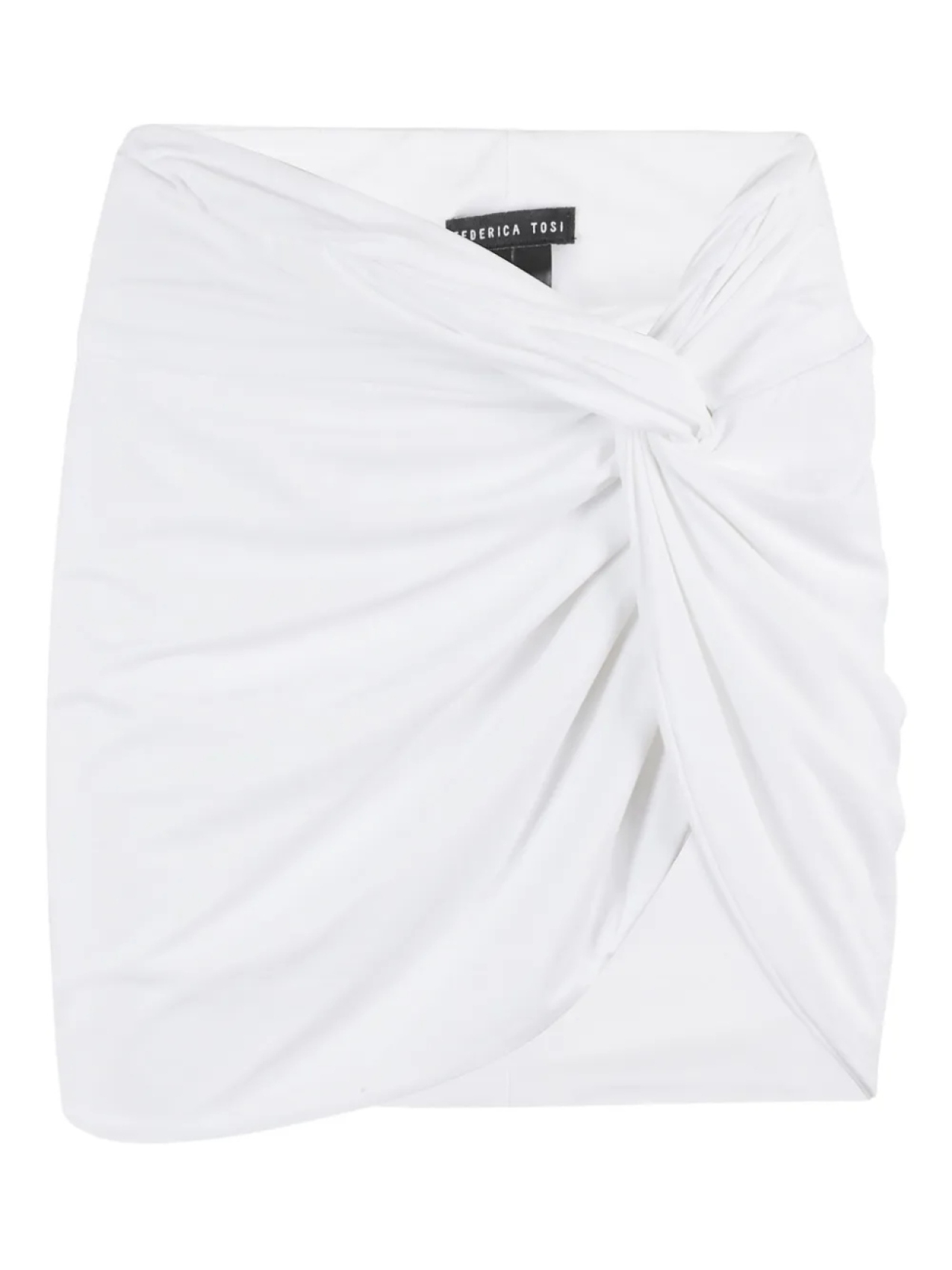 

Юбка мини со сборками Federica Tosi, белый