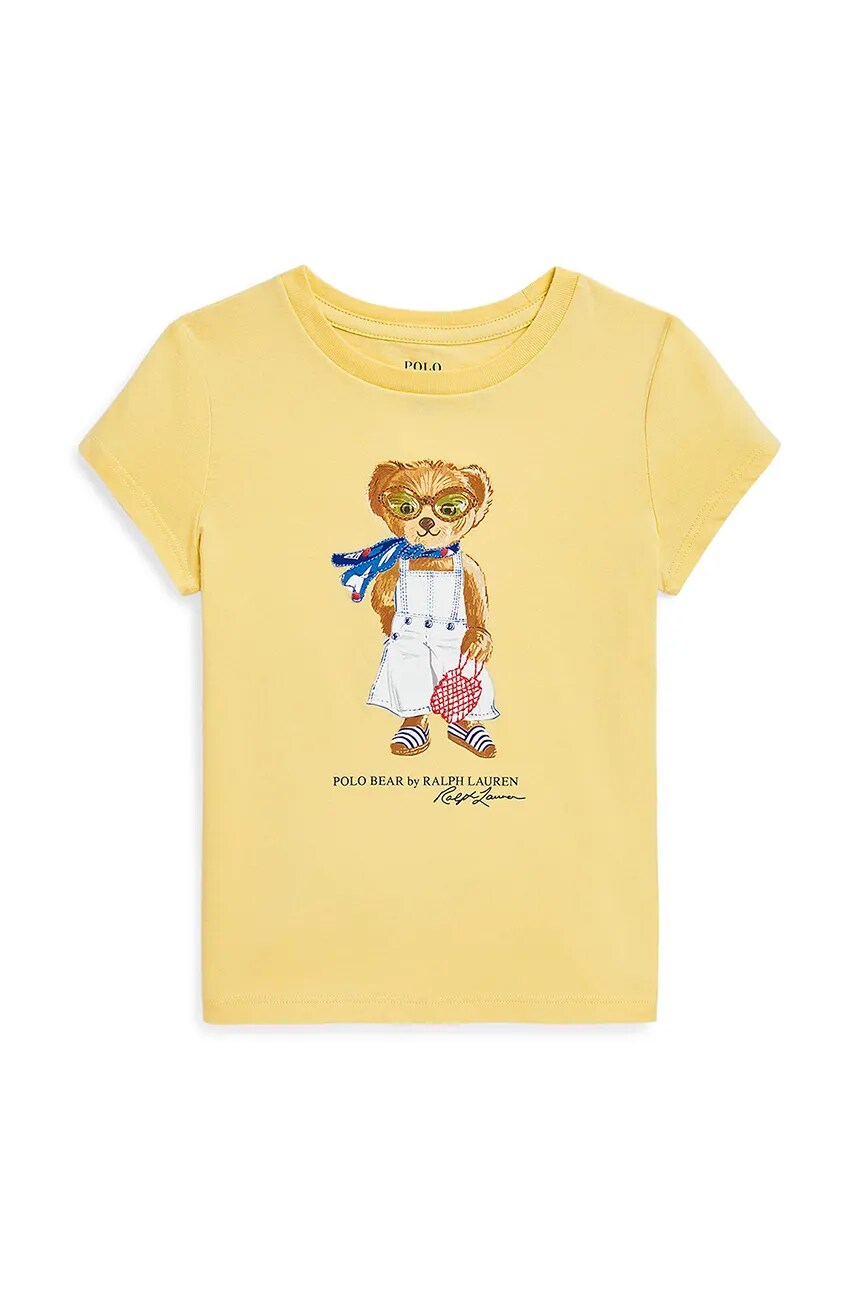 

Футболка из хлопка для детей Polo Ralph Lauren, желтый