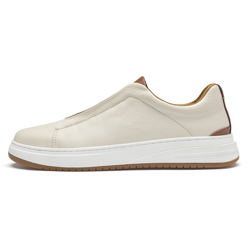 

Кроссовки Slip-Resistant Low-Top Skateboard Shoes Men's XIMO BULL, бежевый