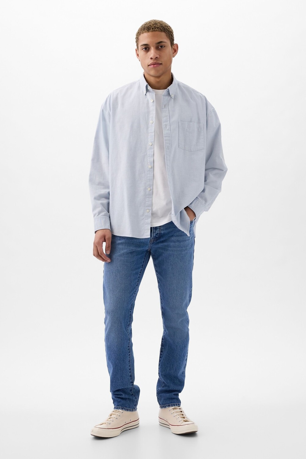 

Джинсы Slim fit Selvedge Gap, синий