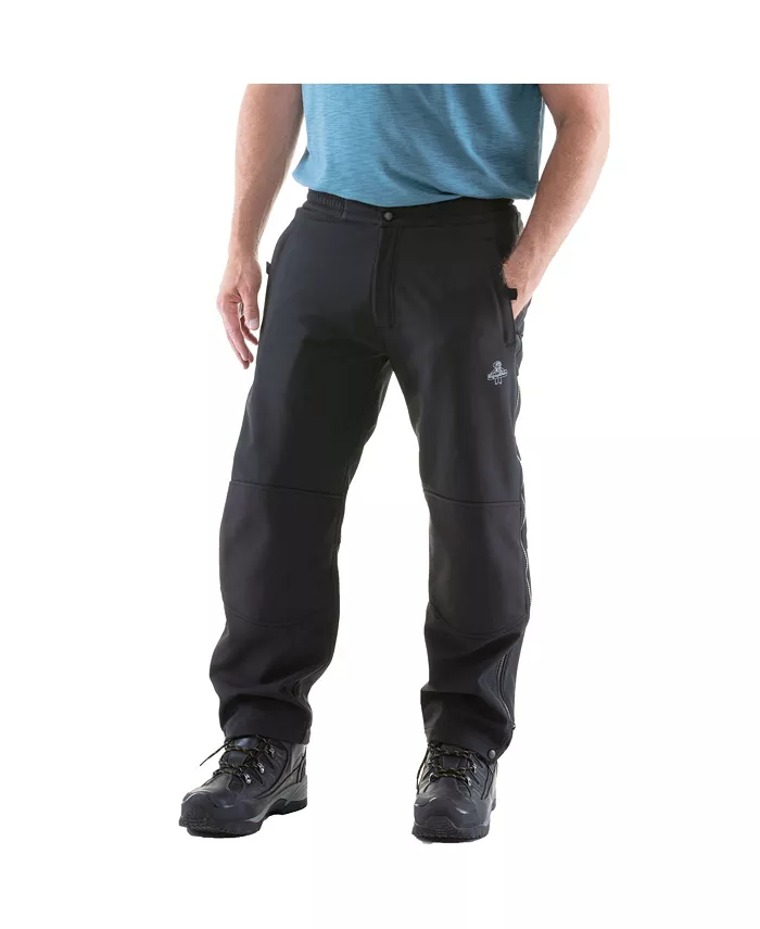 

Мужские утепленные брюки Softshell - защита от экстремального холода, водоотталкивающие, ветрозащитные рабочие брюки Refrigiwear, черный