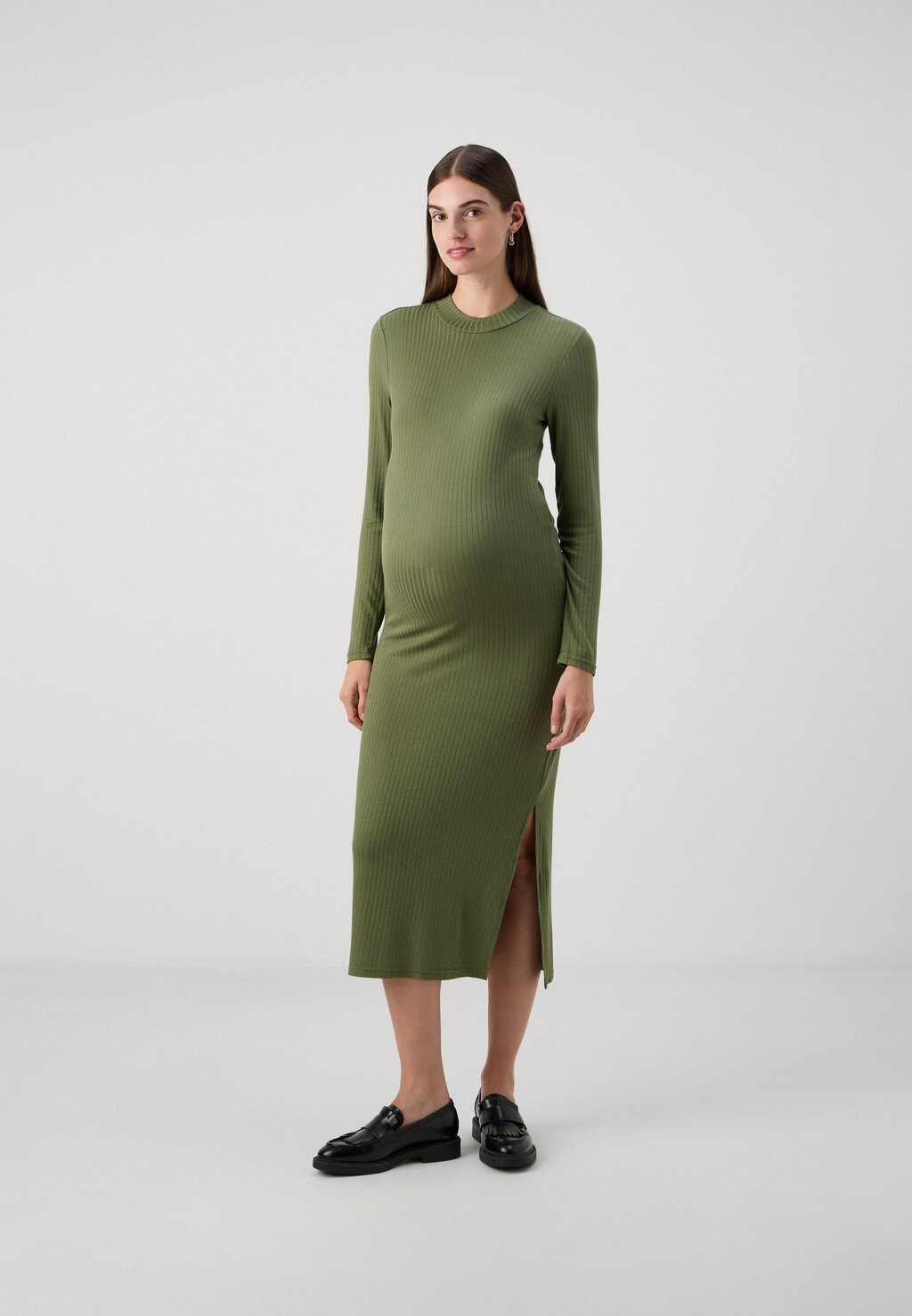 

Платье из джерси MLTRINITY HIGH NECK DRESS MAMALICIOUS, зеленый