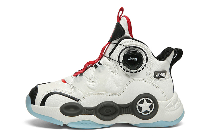 

Детские повседневные кроссовки Kids Jeep, бело-черные