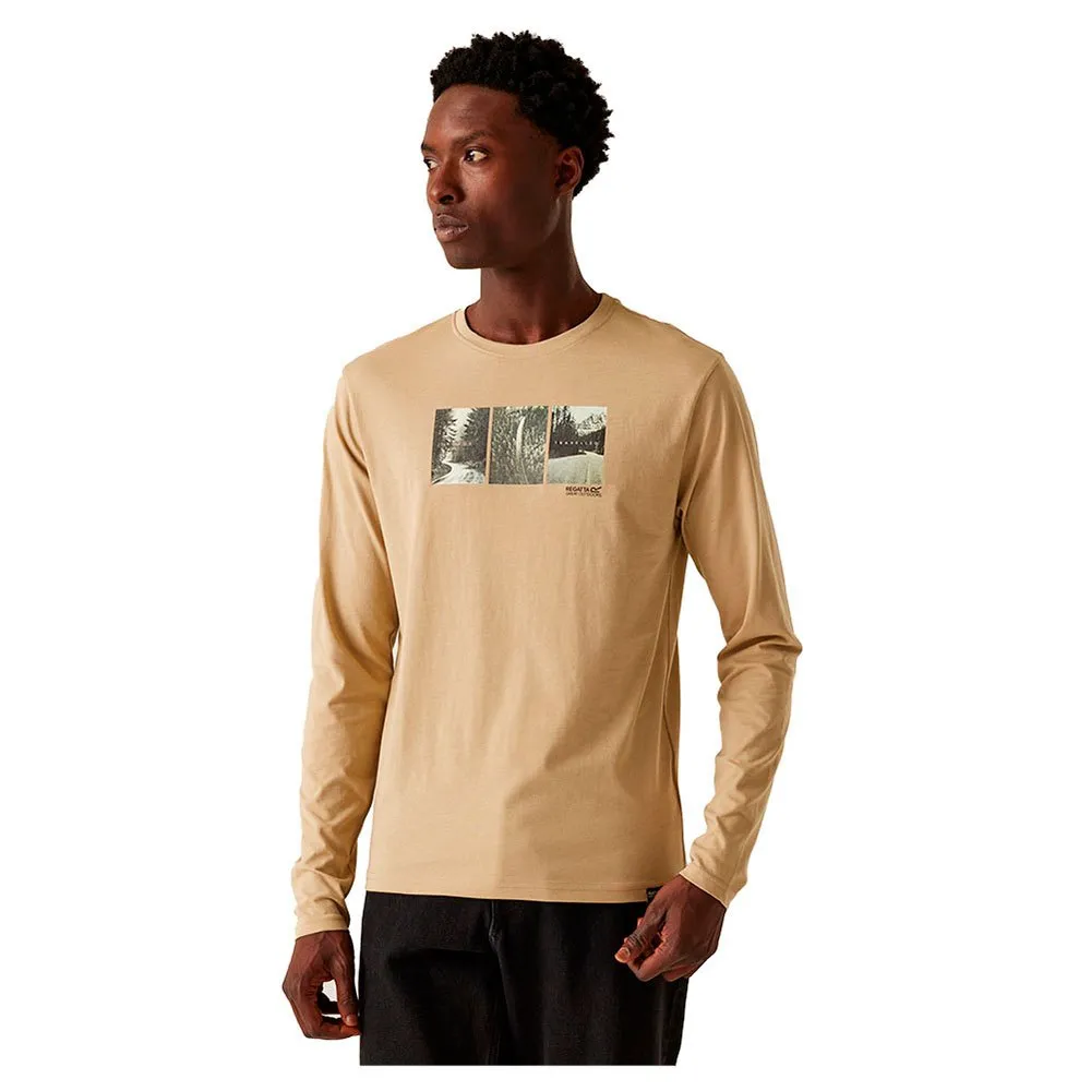 

Футболка Regatta Maylow long sleeve, бежевый