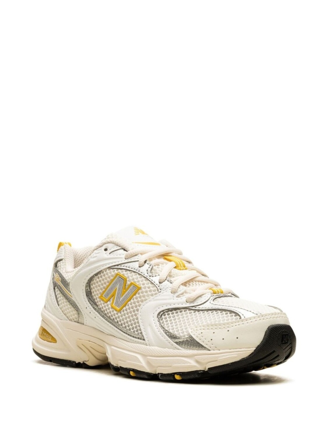 New Balance кроссовки 530 "Sea Salt/White/Ginger Lemon/Silver Metallic", белый — фото 2