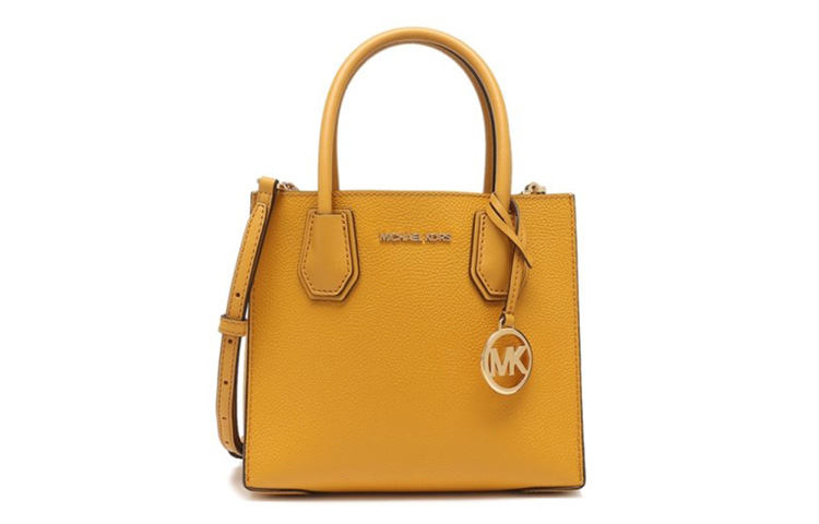 

MICHAEL KORS Кожаный дорожный саквояж из воловьей кожи через плечо женский шафрановый